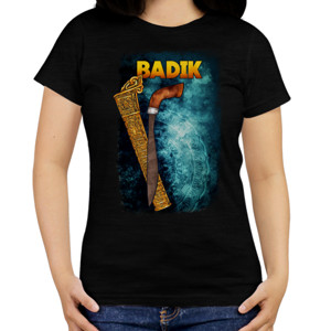 Kaos Badik Blue Aura