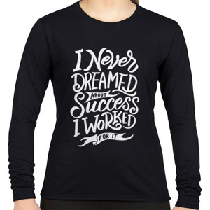 Kaos Motivasi - I Never Dreamed About Success ...
