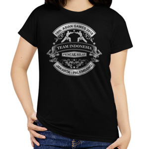 Kaos Asian Games - Pencak Silat Vintage (2sides) 