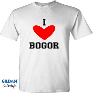 Kaos Kaos Pria I love Bogor