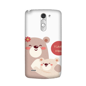 Bear | Beruang | I Love U Mom Casing HP