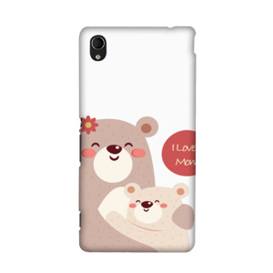 Bear | Beruang | I Love U Mom Casing HP