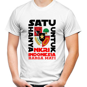 Kaos HANYA SATU UNTUK INDONESIA