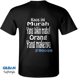 Kaos Pria Gildan soft style