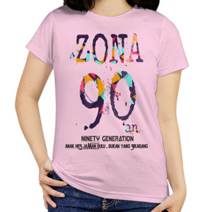 Kaos Kaos Wanita Generasi 90an Murah Awet