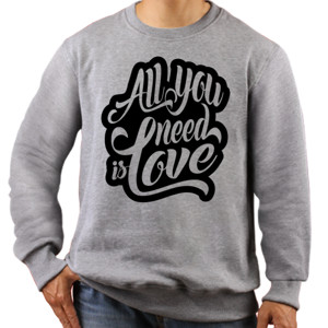 Jaket Sweater ALL YOU NEED IS LOVE 2