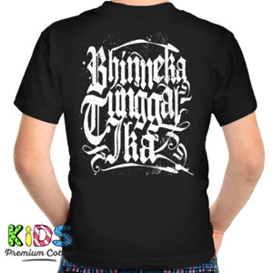 Kaos BHINNEKA TUNGGAL IKA back print