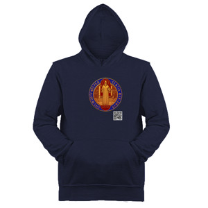 Jaket Hoodie Front&Back Pria ST. BENEDICT MEDAL