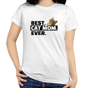 Kaos Cat Lover Pencinta Kucing Best Cat Mom Ever