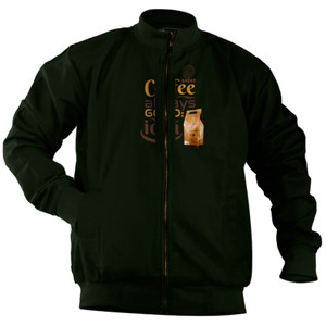 Jaket Bomber HNI Coffee Good Idea Capuccino