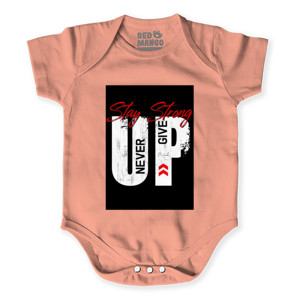 Baby Jumper Stay strong never give up red