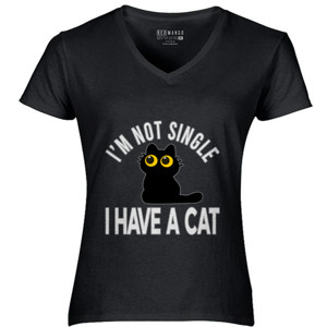 Kaos I'm Not Single I Have A Cat