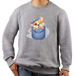 Jaket Sweater Kaos Anjing 055