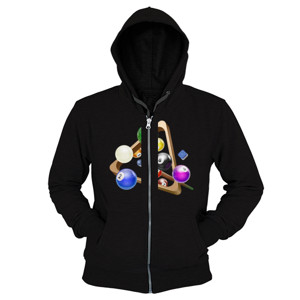 Hoodie Zipper Kaos Billiard 006