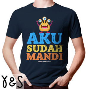 Kaos Pria Sancashirts - Aku Sudah Mandi