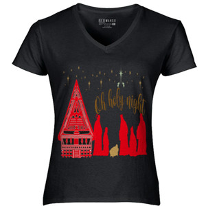 Kaos Gorga Traditional Sumatera House Christmas