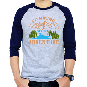 Kaos Raglan Pendaki Gunung Adventure