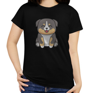 Kaos Cute Bernese Puppy
