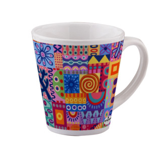 Mug Kerucut Tribal Etnik