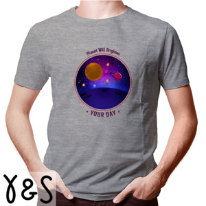 Kaos Kaos Dsain Tema Luar Angkasa - Alien, Planet