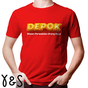 Kaos meme city edisi Depok orang kaya
