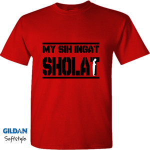 Kaos kaos my sih ingat sholat putih