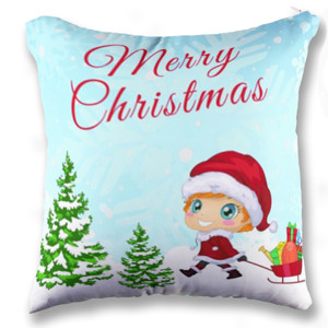 Bantal Merry Chsristmas Santa Claus / Selamat hari natal 
