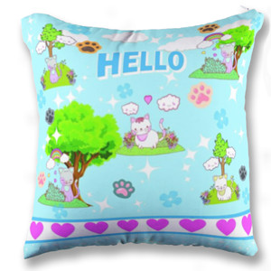 Bantal Hello cat