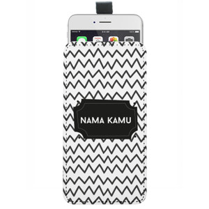 Sarung HP Pouch #Black&White - Zigzag