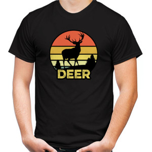 Kaos Deer Vintage desain