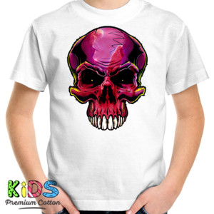 Kaos kaos 3d motif skull tengkorak