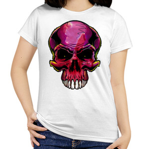 Kaos kaos 3d motif skull tengkorak