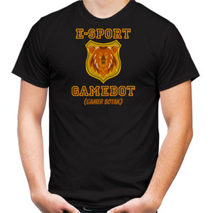 Kaos E-sport GAMEBOT(gamer botak)