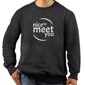 Jaket Sweater Nice to meet you