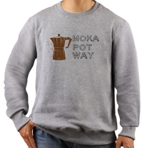 Jaket Sweater Moka pot way