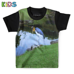 Kaos Anak Full-Print Bangau Tongtong