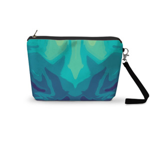 Pouch Trapesium Marble pattern 