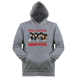 Jaket Hoodie virus corona karantina