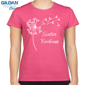 Kaos Kaos Wanita Dandelion Spread kindness