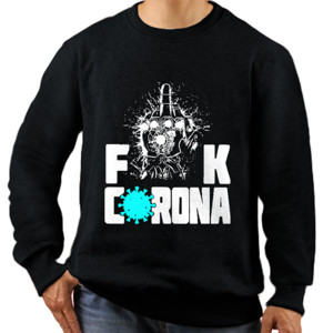 Jaket Sweater fuck corona 2