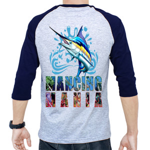 Kaos Raglan Mancing Mania