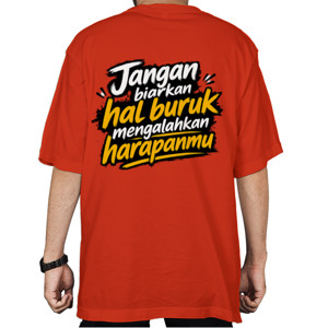 Kaos Oversize Kaos Motivasi