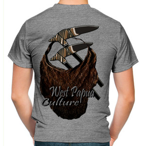 Kaos kapak batu papua