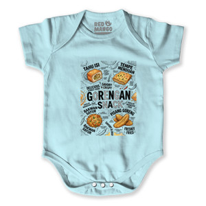 Baby Jumper Kaos Custom Gorengan Snack Indonesian Street Food