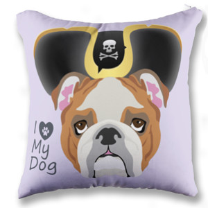 Bantal Cushion I love My Dog