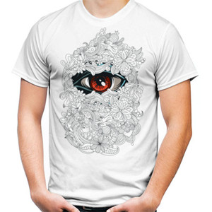 Kaos Red Eye Floral