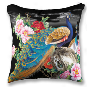 Bantal Manise Peacock Series 01