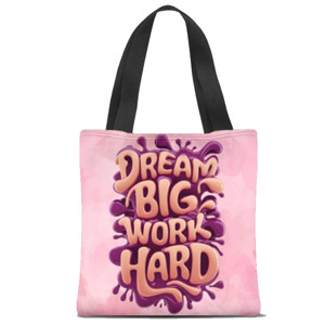 Tas Tote Fullprint Dream Big
