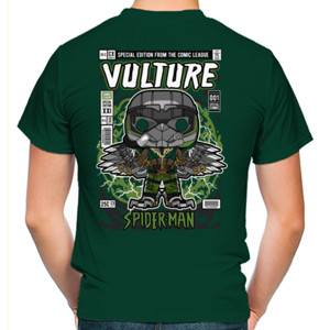 Kaos Marvel - Vulture - Spider-man (Desain di Belakang)