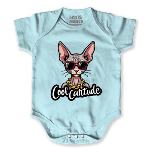Baby Jumper Kaos Unisex Kucing Sphynx Cool Catitude Keren